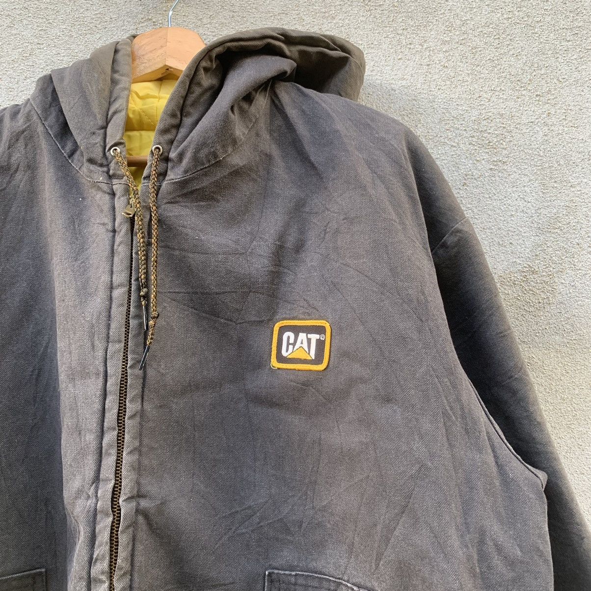 Caterpillar × StraightFaded × Vintage STEALS💥1990’s CAT CATERPILLAR DETROIT FADED VINTAGE JACKET Size US L / EU 52-54 / 3 - 2 Thumbnail
