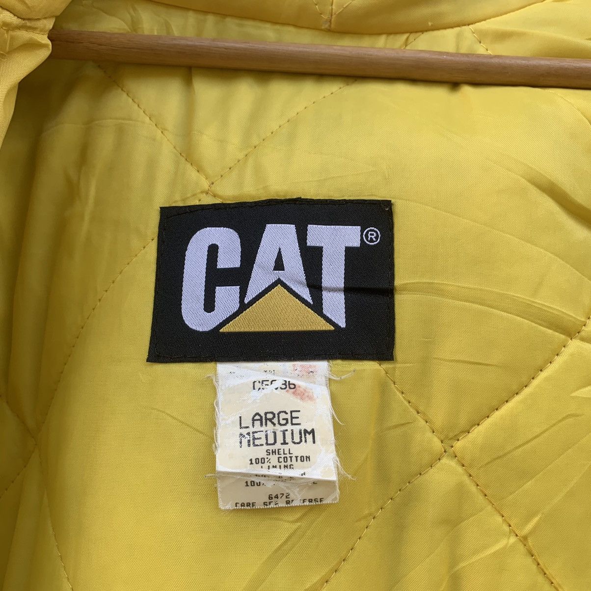 Caterpillar × StraightFaded × Vintage STEALS💥1990’s CAT CATERPILLAR DETROIT FADED VINTAGE JACKET Size US L / EU 52-54 / 3 - 11 Thumbnail