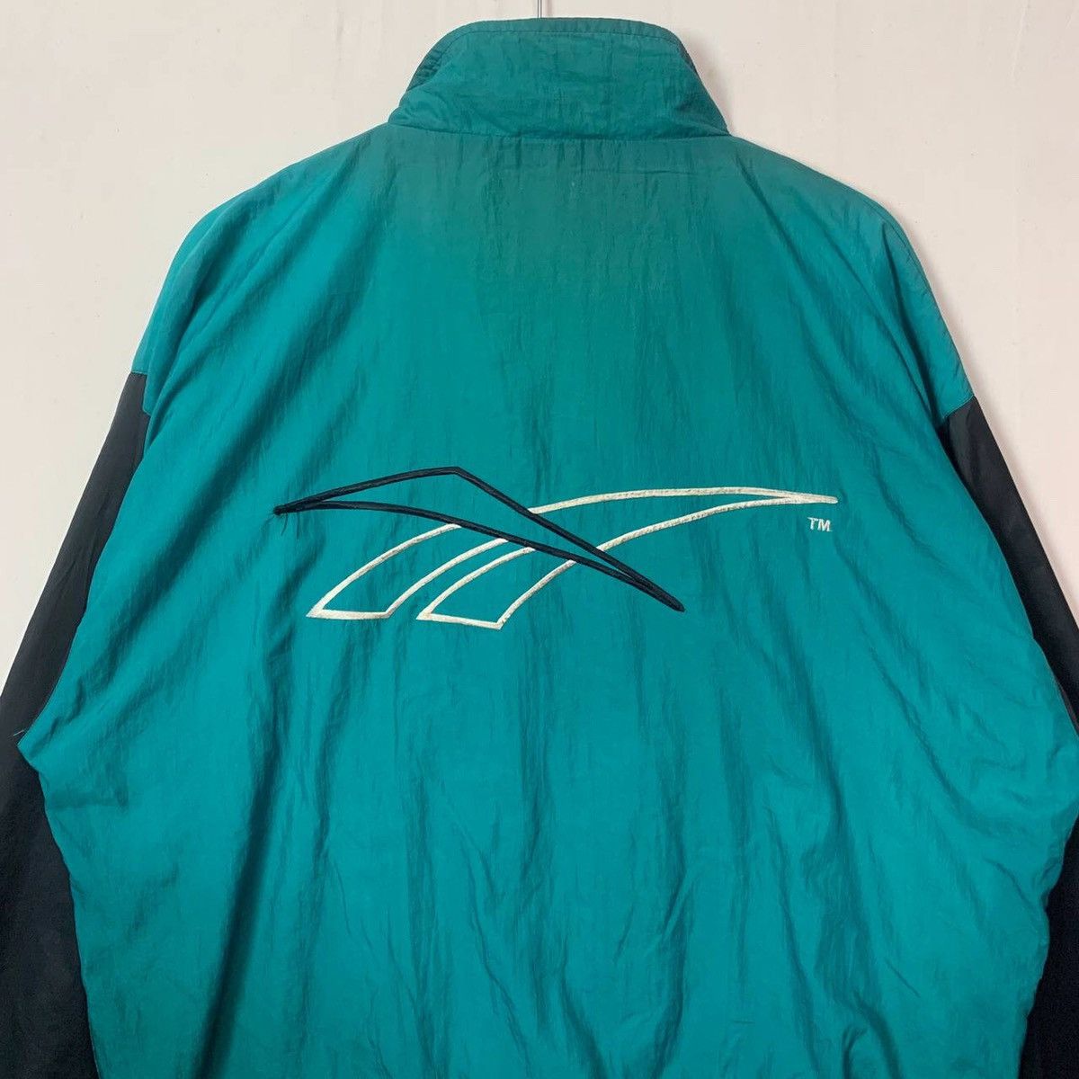 Reebok × Vintage 1990’s Vintage Reebok Big Logo Sportswear Zip Ups Jacket Size US L / EU 52-54 / 3 - 11 Thumbnail
