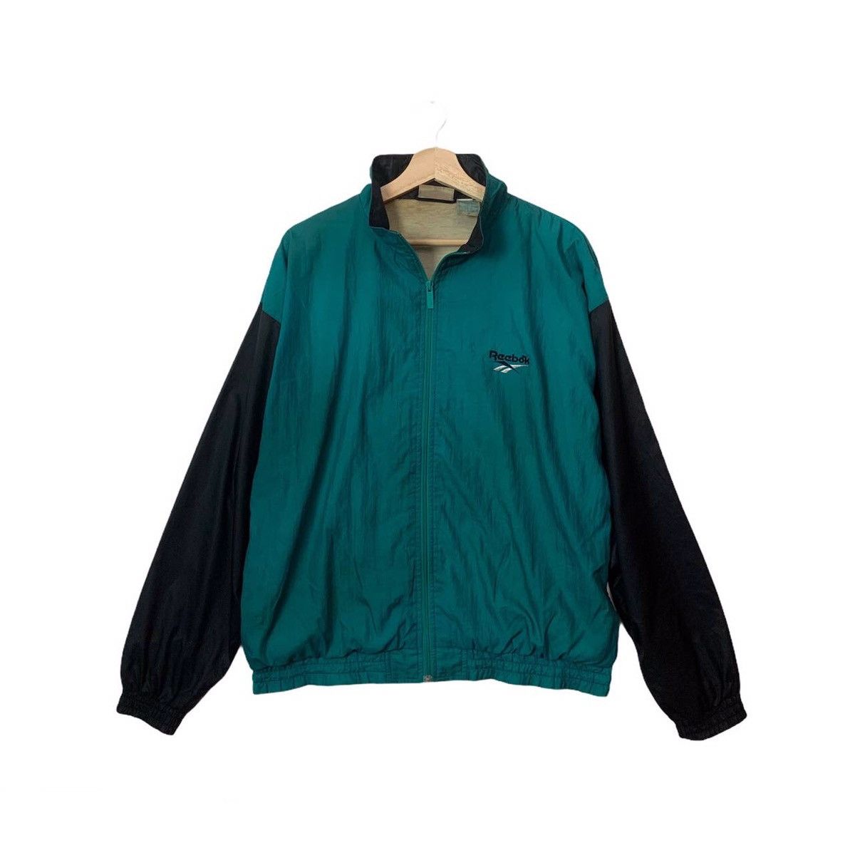 Reebok × Vintage 1990’s Vintage Reebok Big Logo Sportswear Zip Ups Jacket Size US L / EU 52-54 / 3 - 2 Thumbnail
