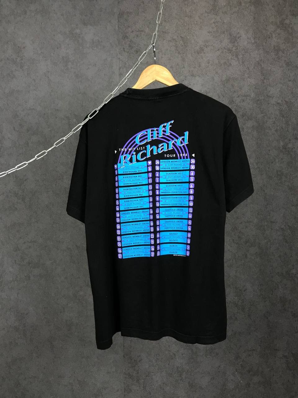 Band Tees Cliff Richard 1994 vintage rock band tour tee Size US L / EU 52-54 / 3 - 2 Thumbnail