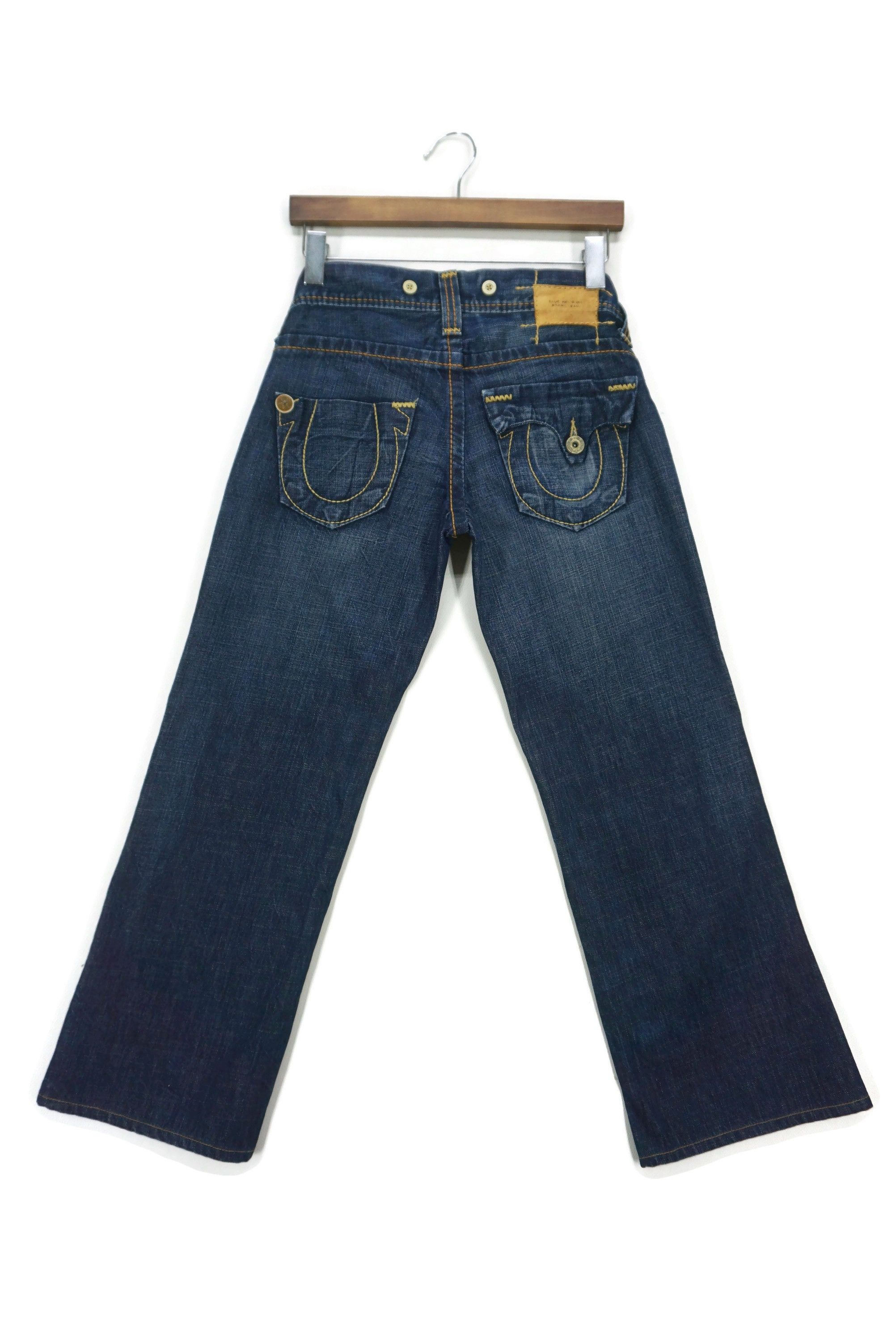 image of Made In USA x Rockers Bootcut Ankle Jeans Wide Leg Flare Pants Dungarees Usa Made in Blue, Women's 