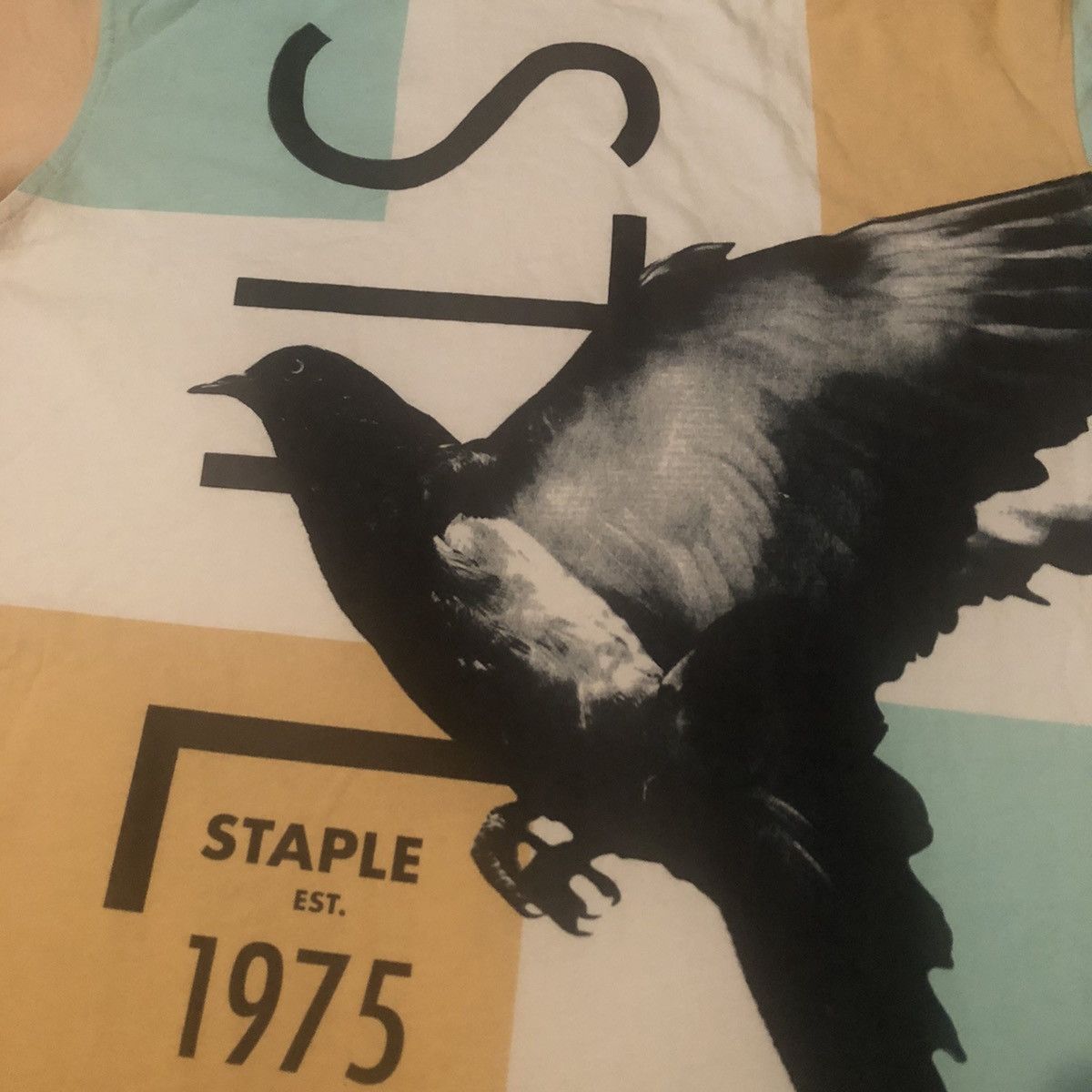 Staple Vintage Jeff Staple Pigeon Big Print Graphic Logo Tee 1975 Size US L / EU 52-54 / 3 - 4 Thumbnail