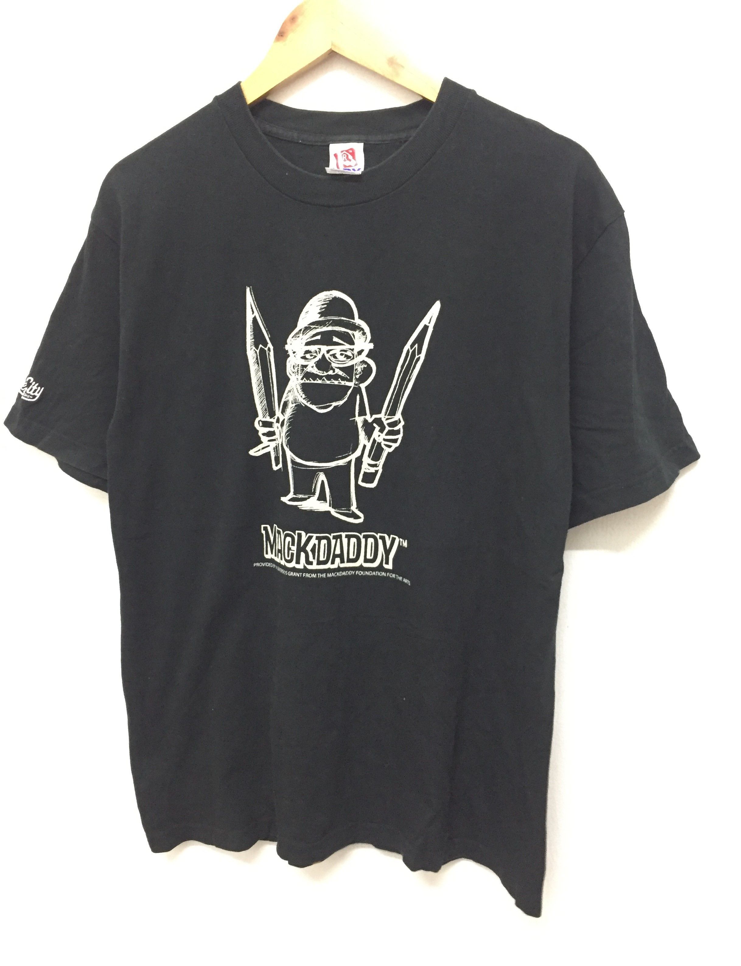 Beauty Beast × Japanese Brand × Recon MACKDADDY Japan Black tee Size US L / EU 52-54 / 3 - 1 Thumbnail
