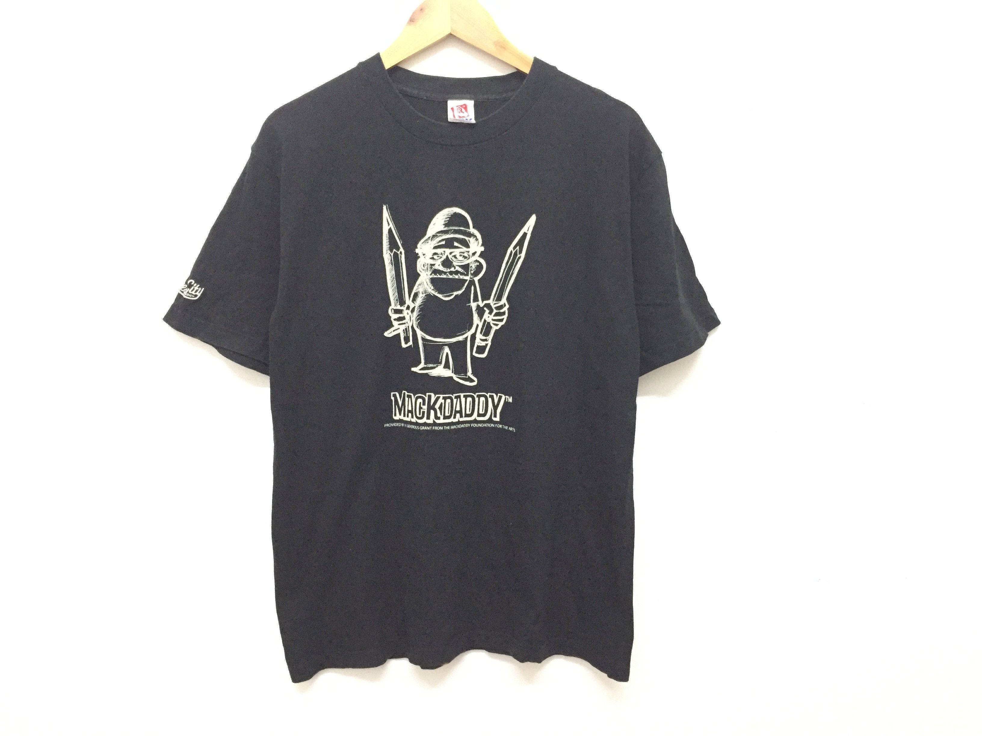 Beauty Beast × Japanese Brand × Recon MACKDADDY Japan Black tee Size US L / EU 52-54 / 3 - 2 Thumbnail
