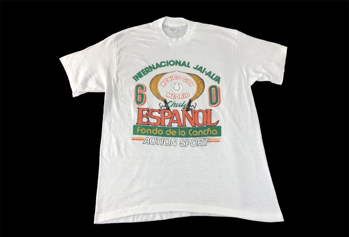 Vintage 90s Spring Ford Internacional Jai-Alia Espanol Fondo De La Size US L / EU 52-54 / 3 - 1 Thumbnail