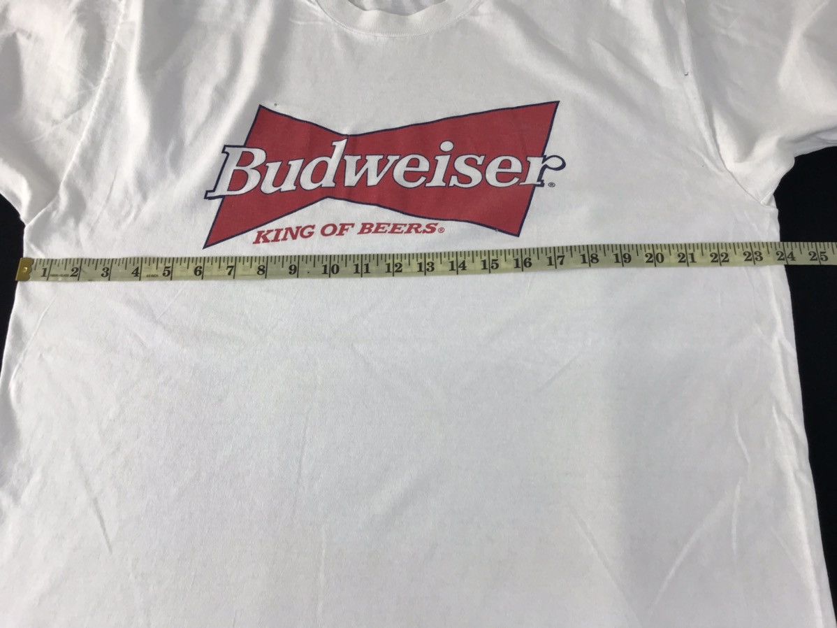 Budweiser × Vintage 90s Budweiser King Of Beer Big Logo Printed Screen Tee Size US XL / EU 56 / 4 - 6 Thumbnail