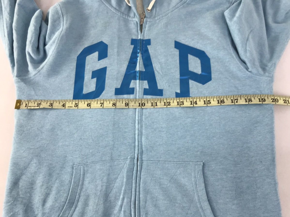 Gap × Japanese Brand GAP Logo Zipper Hoodies Sherpa Inner Big Logo Design Size M / US 6-8 / IT 42-44 - 10 Thumbnail