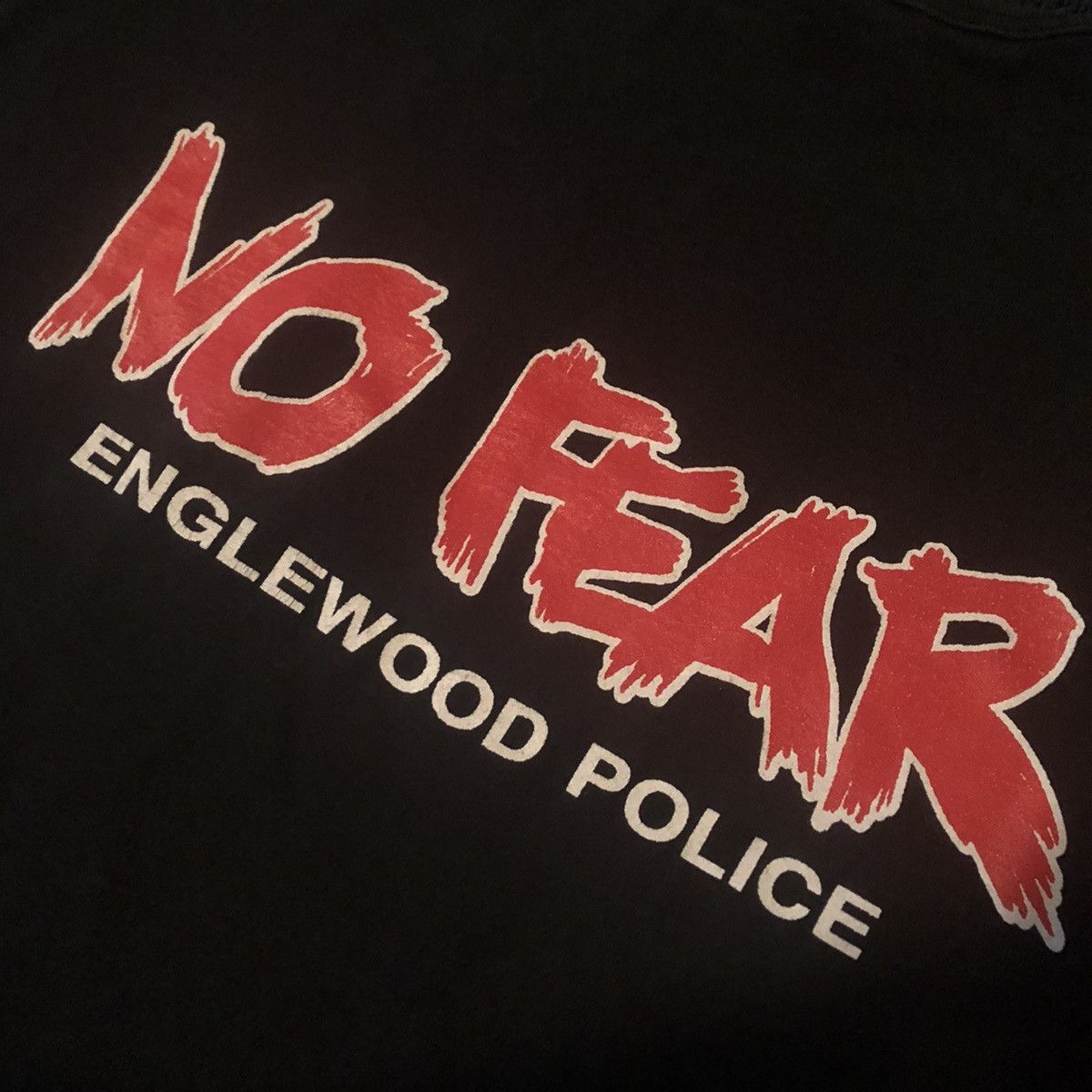 No Fear Rare Vintage 90s No Fear Englewood CO Police Longsleeve Tee Size US XL / EU 56 / 4 - 8 Thumbnail
