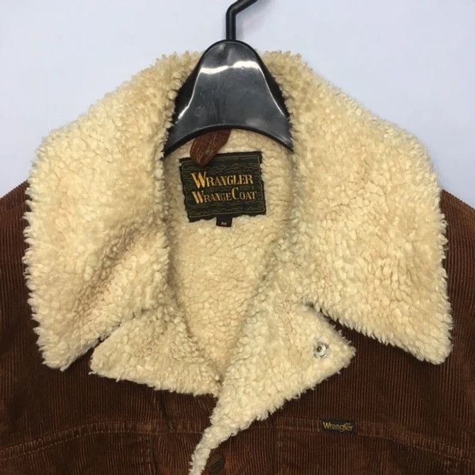 Vintage × Wrangler Vintage Wrangler Sherpa Fleece Double Collar Jacket Size US M / EU 48-50 / 2 - 3 Thumbnail