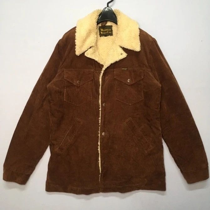 Vintage × Wrangler Vintage Wrangler Sherpa Fleece Double Collar Jacket Size US M / EU 48-50 / 2 - 1 Thumbnail