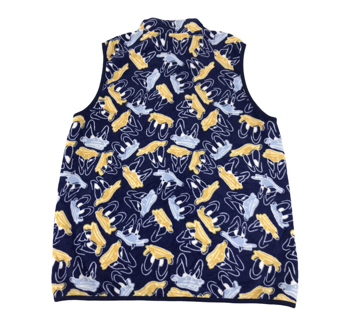 Disney Donald Duck Over Printed Vest Fleece Jacket Sleeveless Size US M / EU 48-50 / 2 - 2 Thumbnail