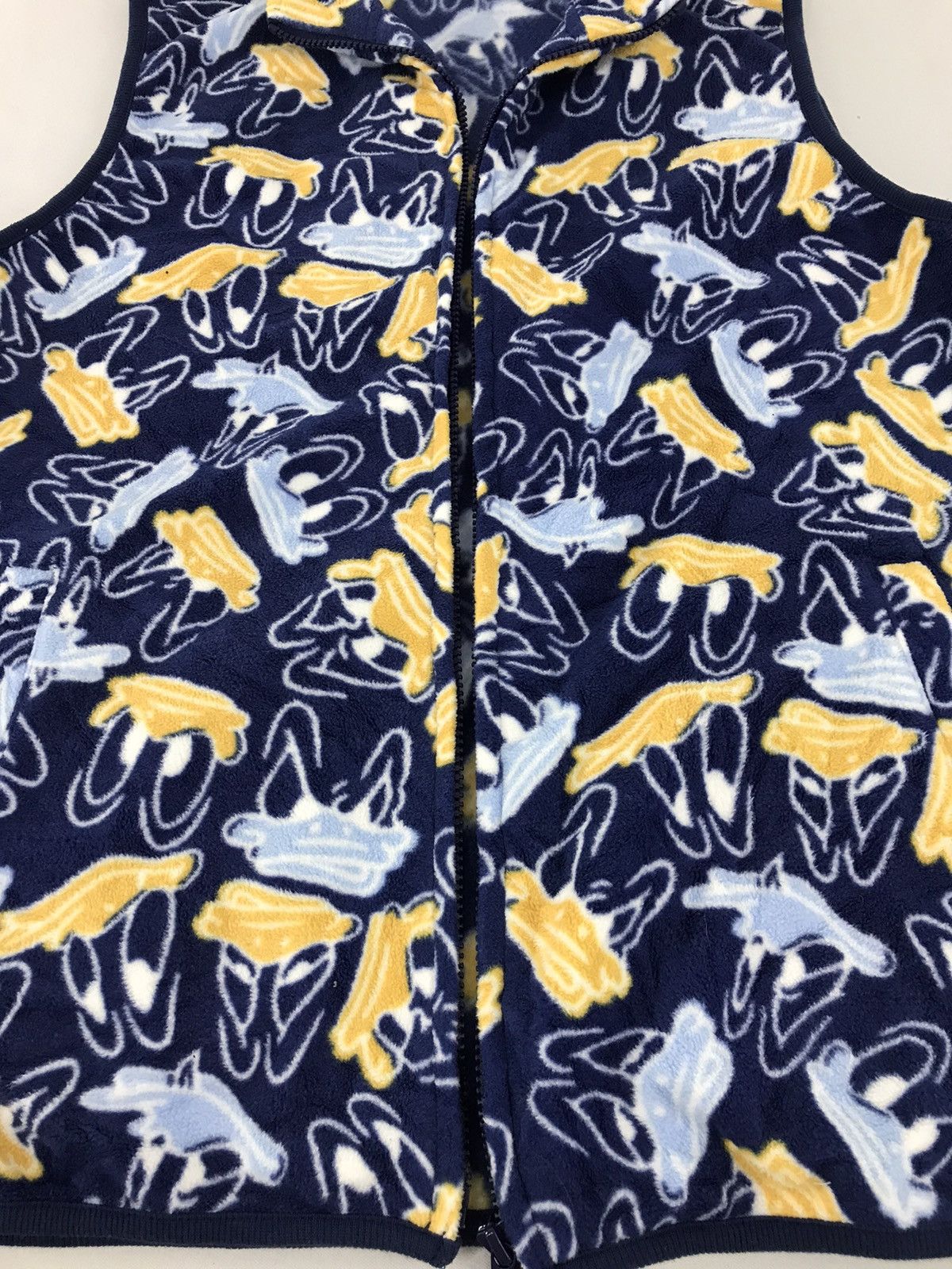 Disney Donald Duck Over Printed Vest Fleece Jacket Sleeveless Size US M / EU 48-50 / 2 - 4 Thumbnail