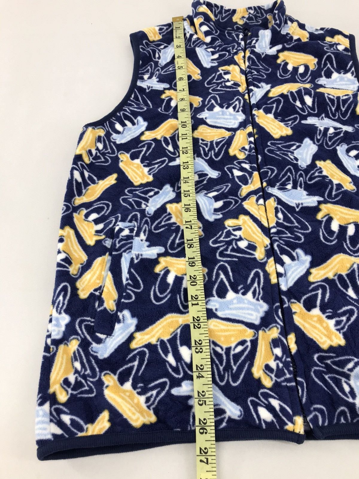 Disney Donald Duck Over Printed Vest Fleece Jacket Sleeveless Size US M / EU 48-50 / 2 - 8 Thumbnail