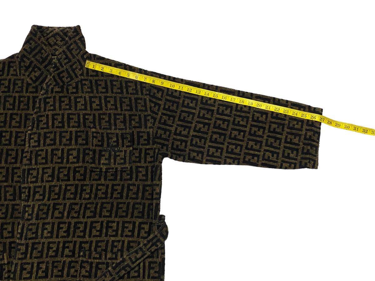 Fendi Vintage FENDI Zucca Monogram Bathrobe Robe Size US L / EU 52-54 / 3 - 10 Thumbnail