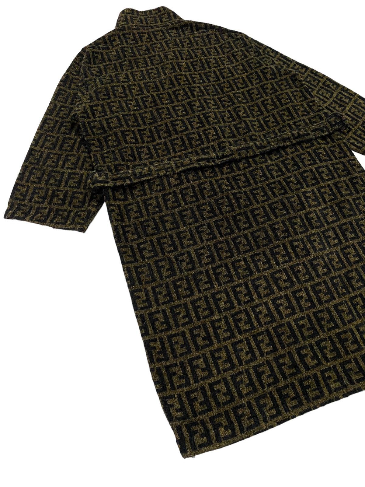Fendi Vintage FENDI Zucca Monogram Bathrobe Robe Size US L / EU 52-54 / 3 - 16 Thumbnail
