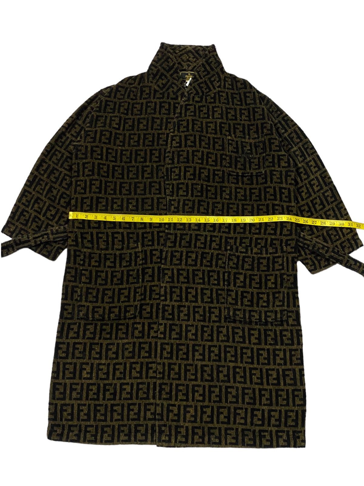 Fendi Vintage FENDI Zucca Monogram Bathrobe Robe Size US L / EU 52-54 / 3 - 7 Thumbnail
