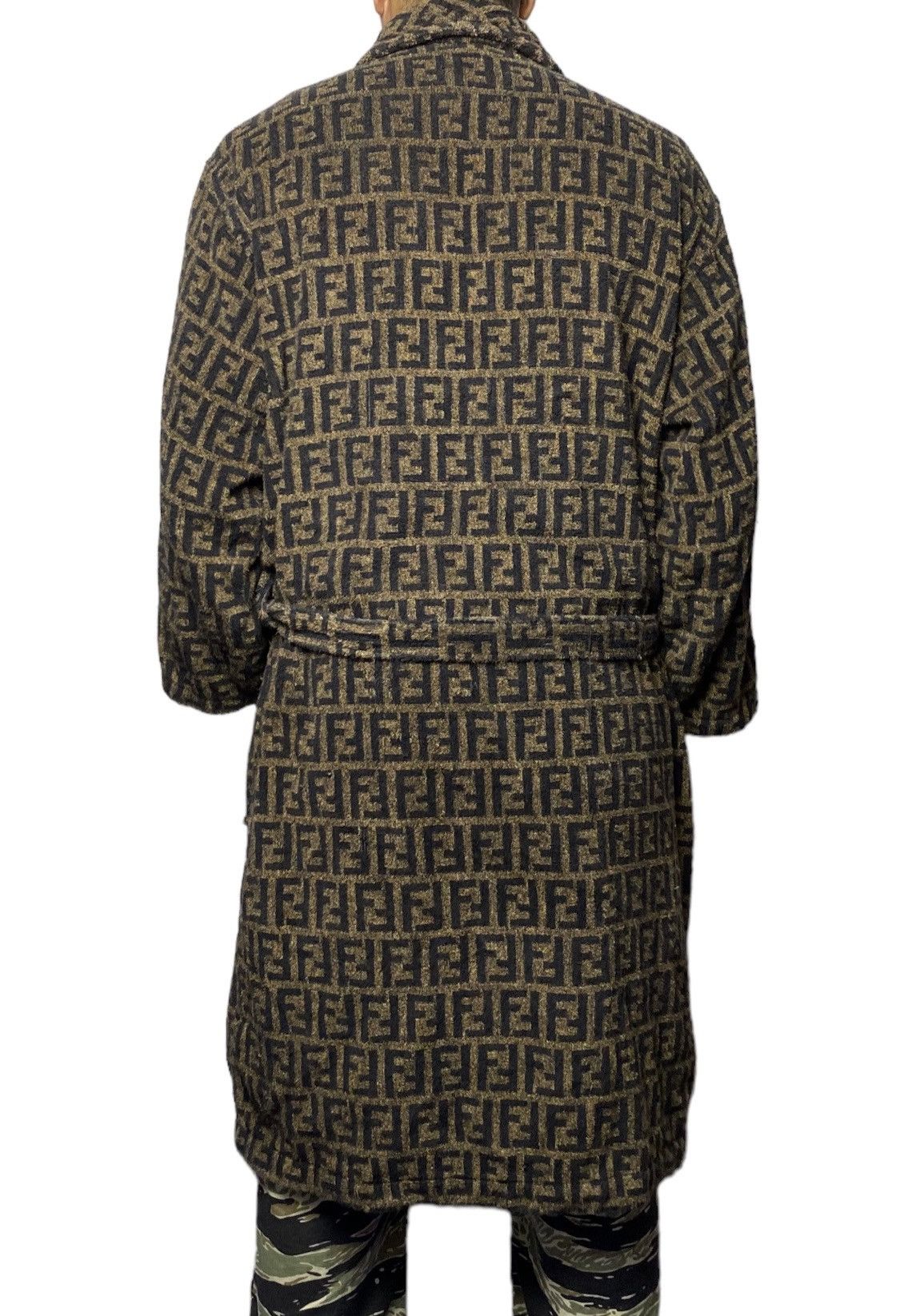 Fendi Vintage FENDI Zucca Monogram Bathrobe Robe Size US L / EU 52-54 / 3 - 4 Thumbnail