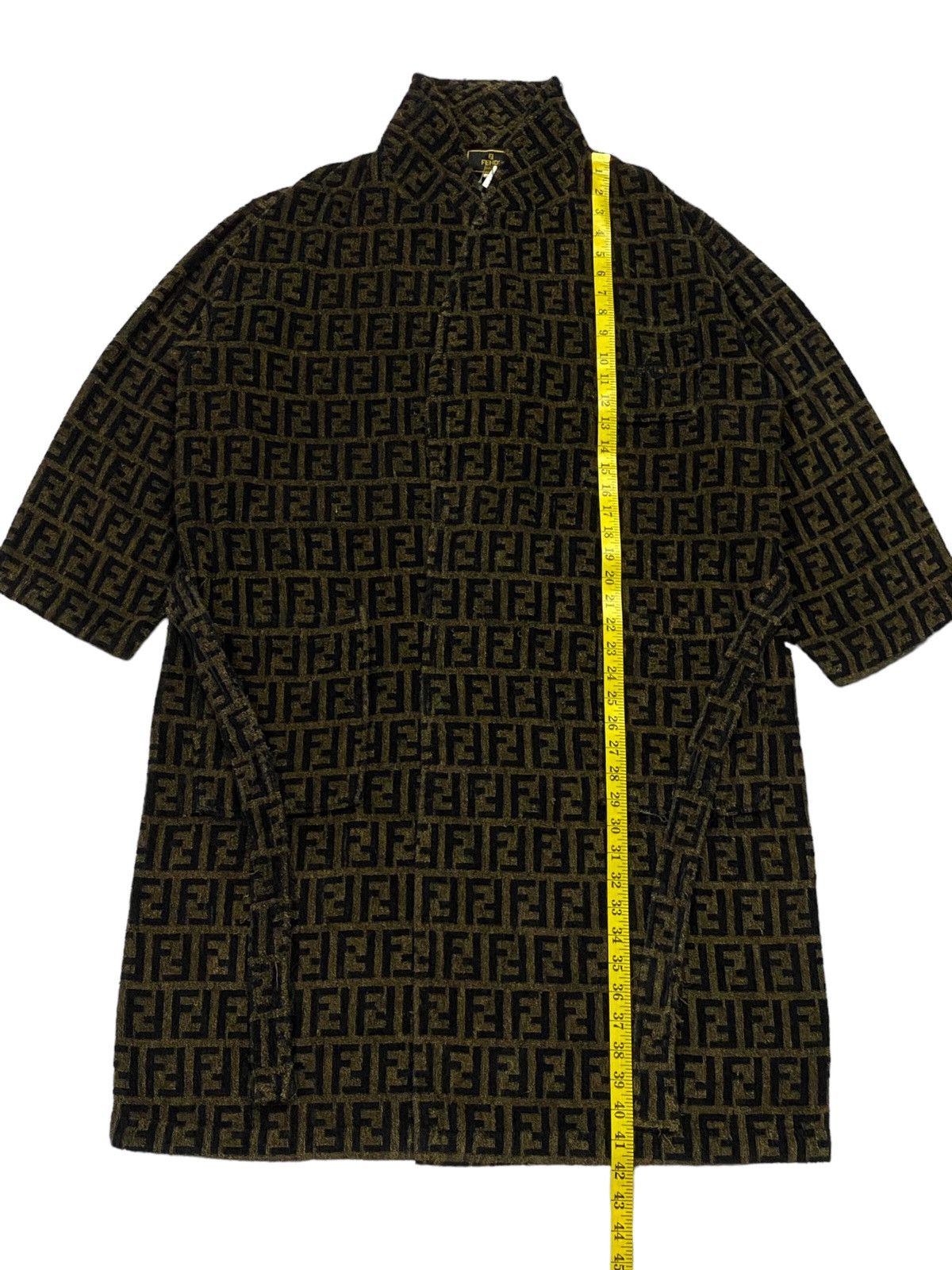 Fendi Vintage FENDI Zucca Monogram Bathrobe Robe Size US L / EU 52-54 / 3 - 8 Thumbnail
