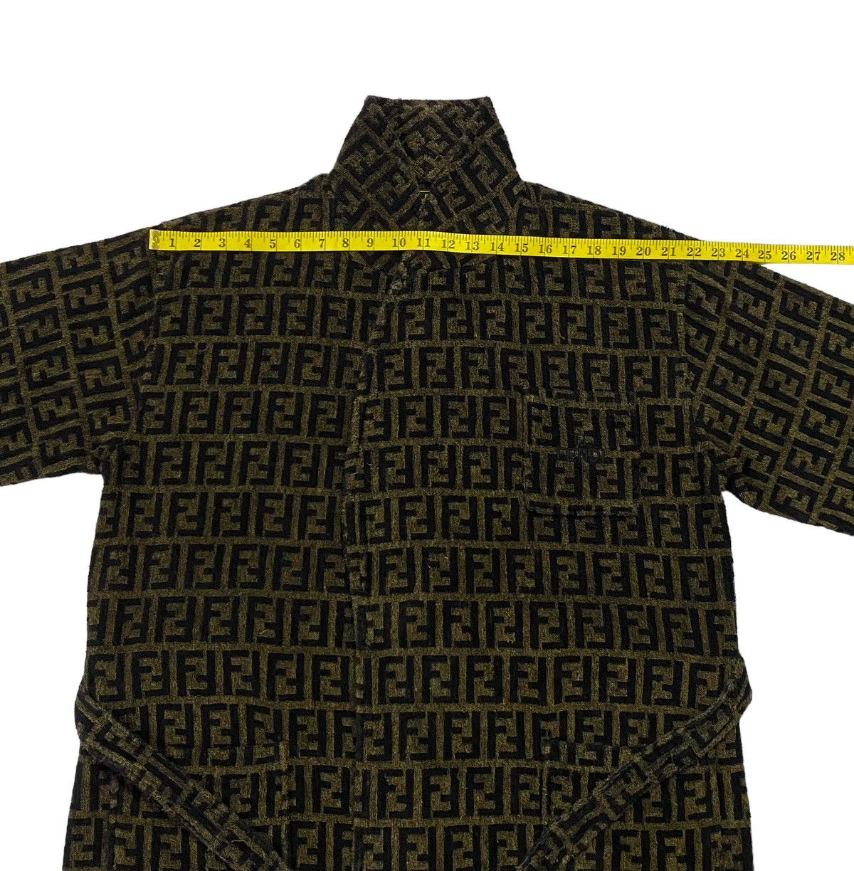 Fendi Vintage FENDI Zucca Monogram Bathrobe Robe Size US L / EU 52-54 / 3 - 9 Thumbnail