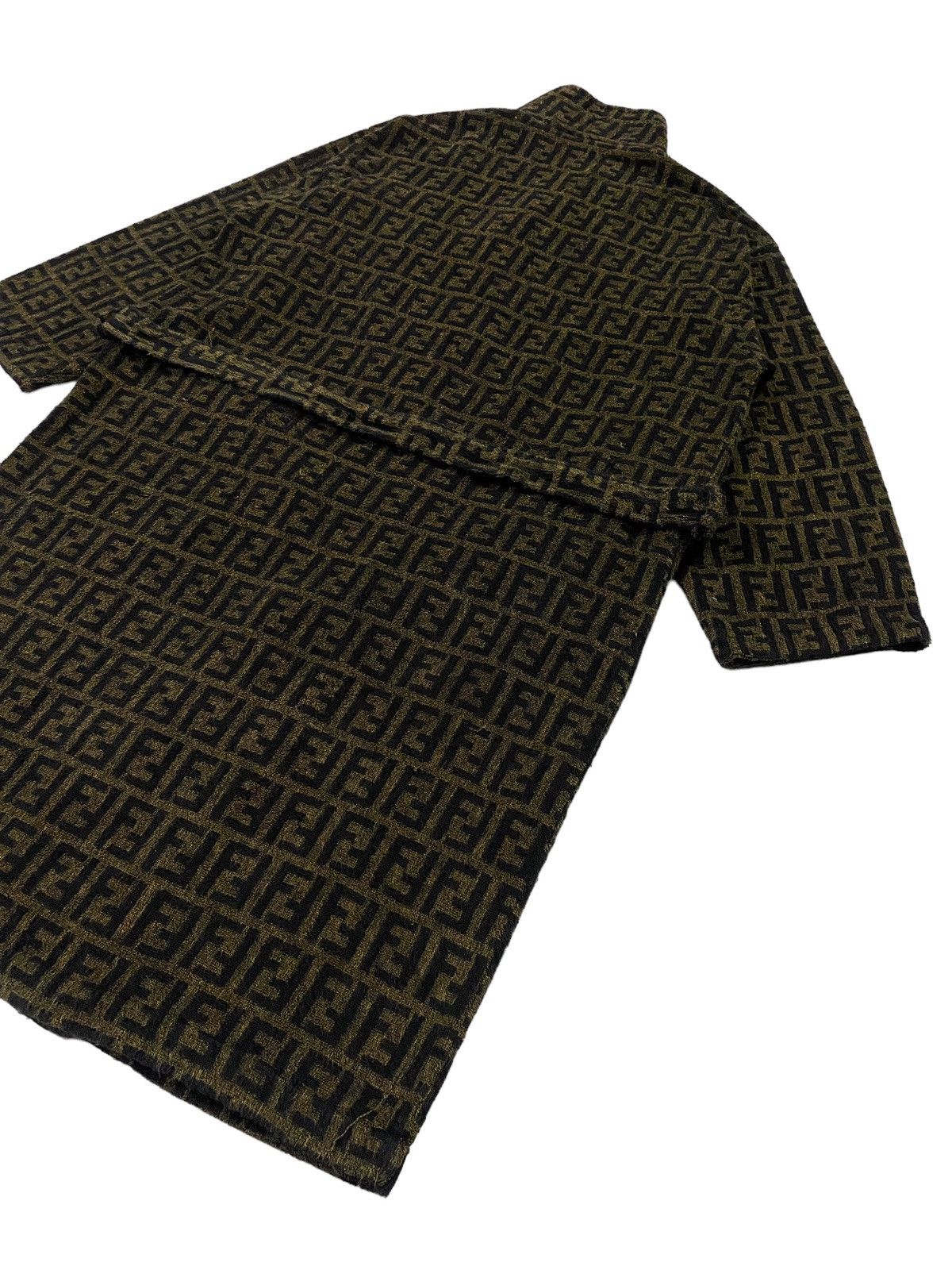 Fendi Vintage FENDI Zucca Monogram Bathrobe Robe Size US L / EU 52-54 / 3 - 18 Thumbnail