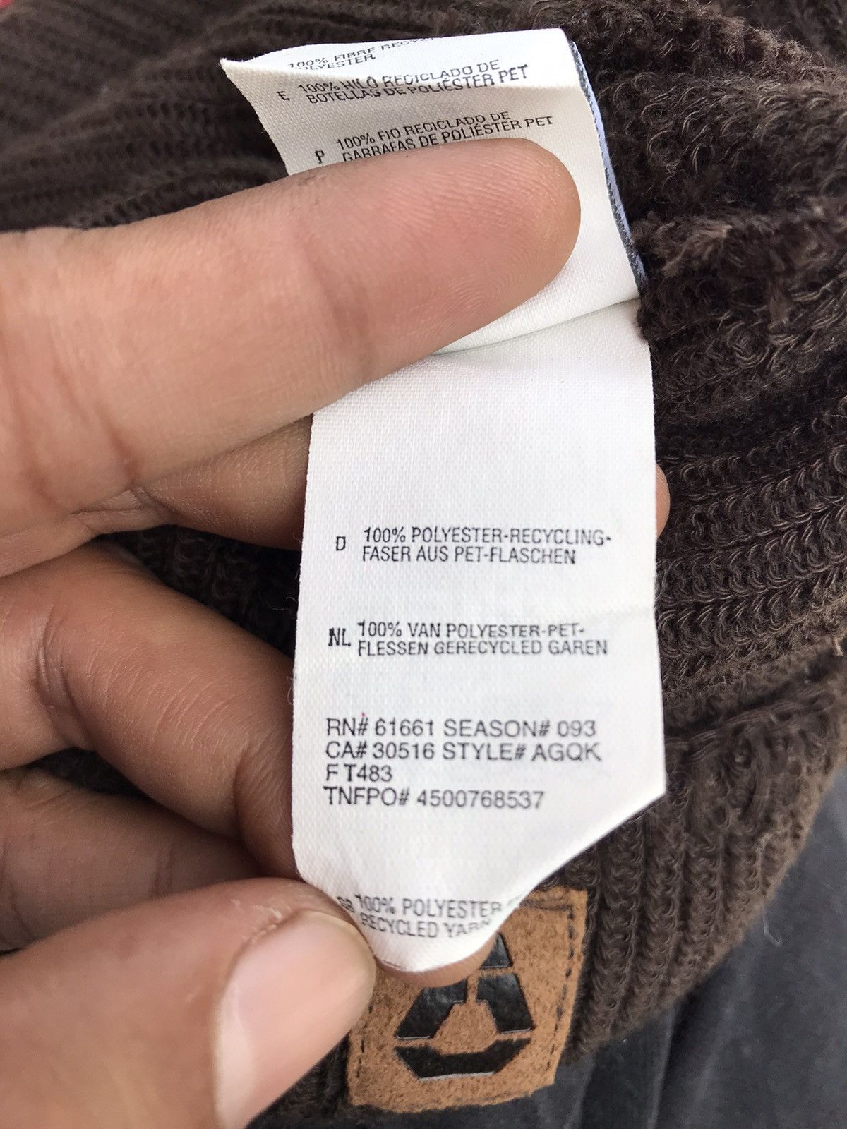 The North Face × Vintage Vintage The North Face Beenie/Toque Size ONE SIZE - 7 Thumbnail