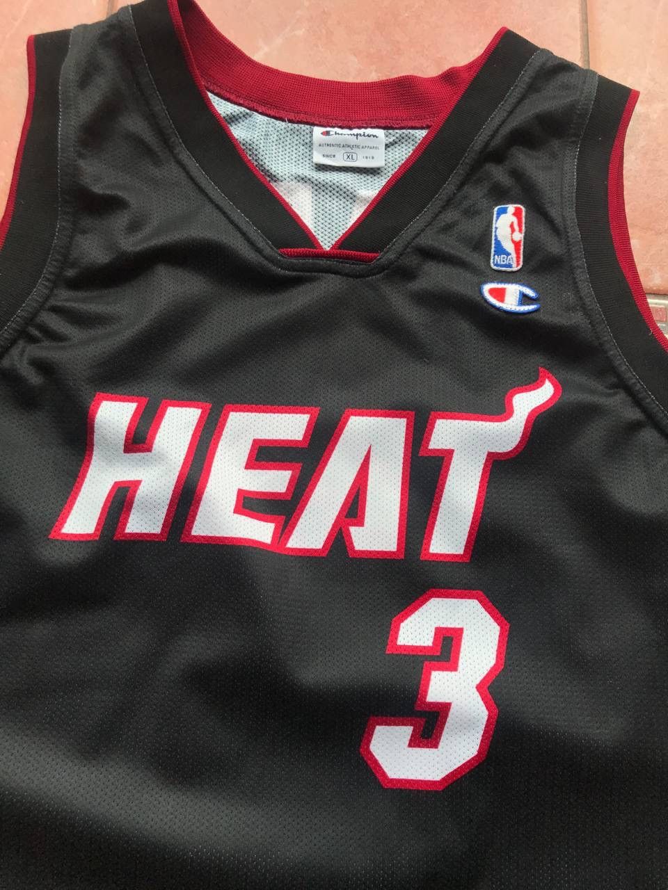 NBA × Vintage MIAMI HEAT NBA SHIRT #3 WADE CHAMPION BASKETBALL JERSEY Size US XL / EU 56 / 4 - 3 Thumbnail