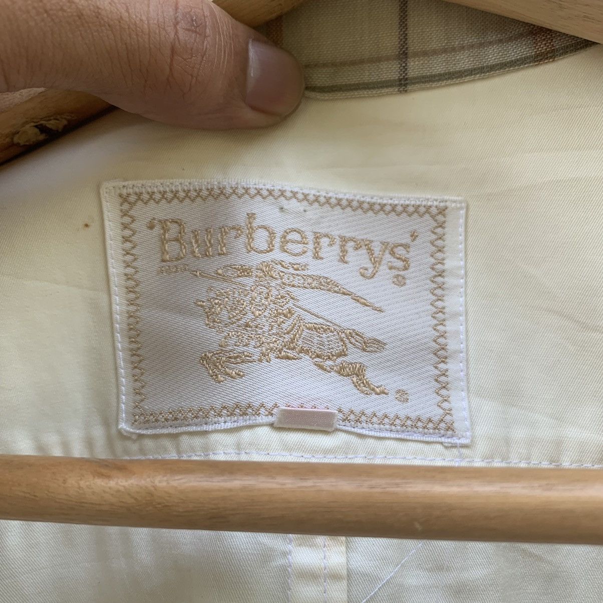 Burberry × Vintage VINTAGE BURBERRYS SMALLLOGO EMBROIDERY CROPPED ZIPPER JACKET Size M / US 6-8 / IT 42-44 - 17 Thumbnail