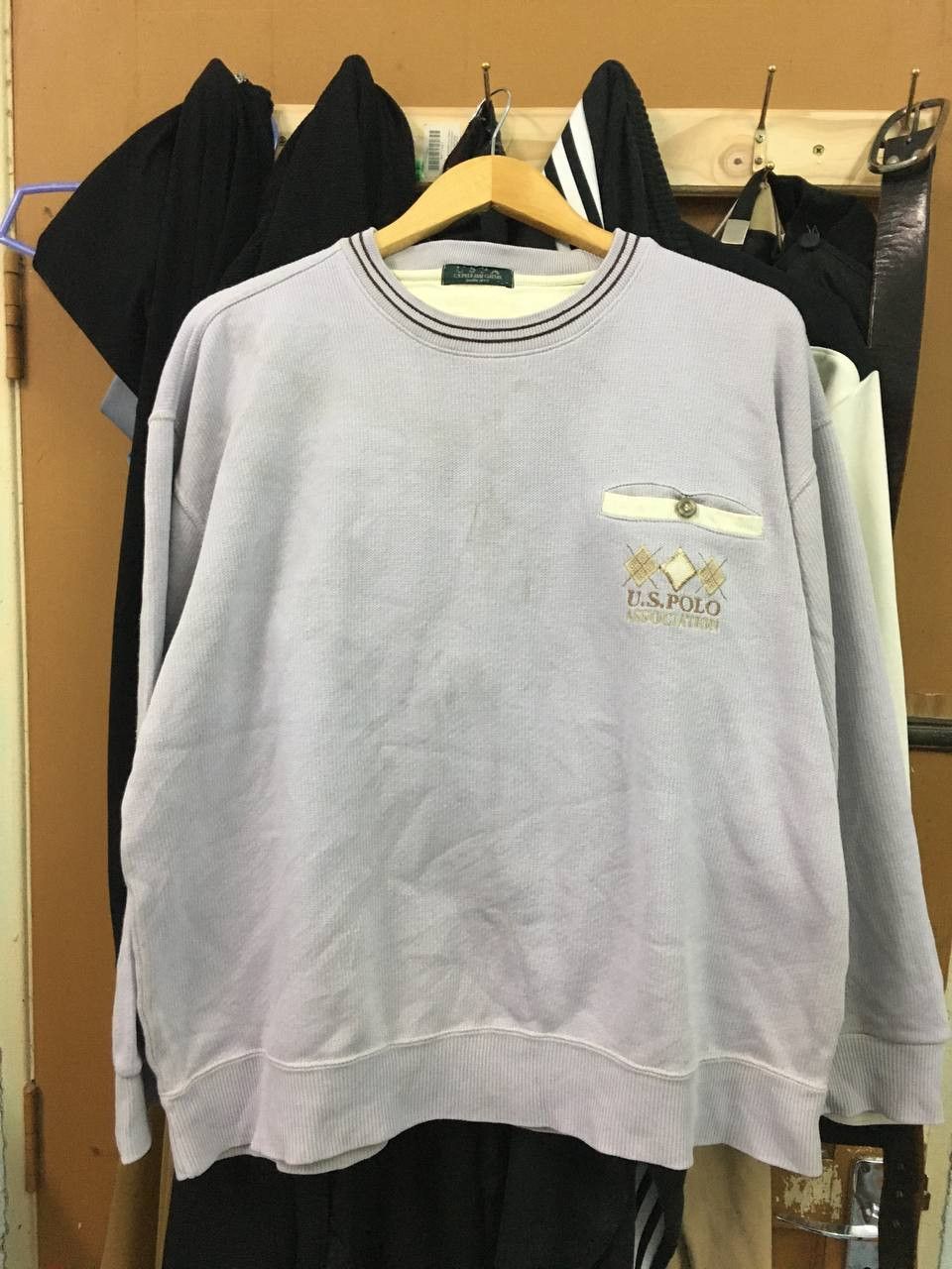 Polo Ralph Lauren × U.S. Polo Assn. × Vintage Vintage Us Polo Association Sweatshirt Size US L / EU 52-54 / 3 - 1 Thumbnail