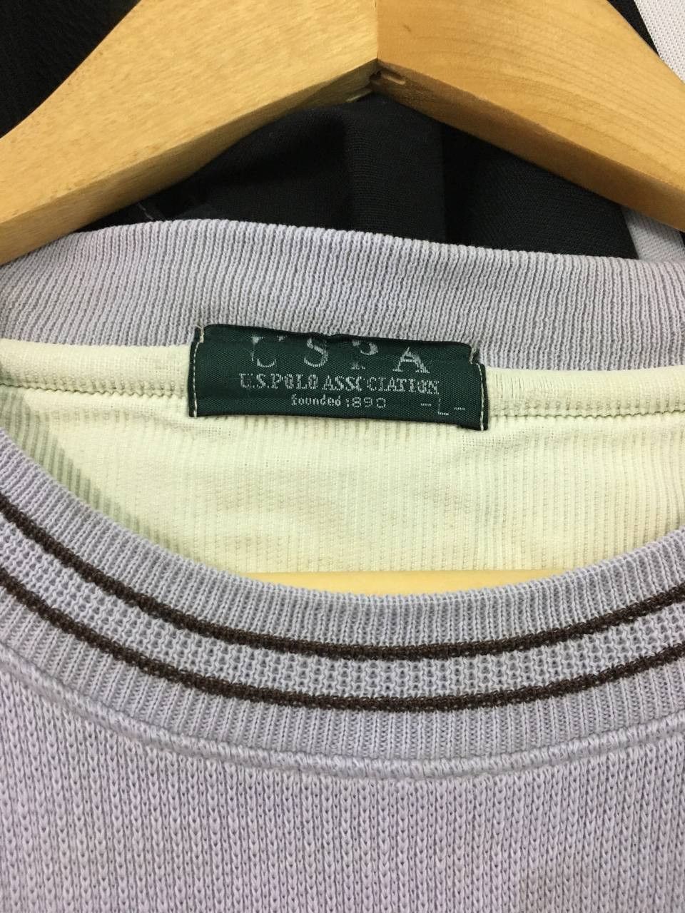 Polo Ralph Lauren × U.S. Polo Assn. × Vintage Vintage Us Polo Association Sweatshirt Size US L / EU 52-54 / 3 - 3 Thumbnail