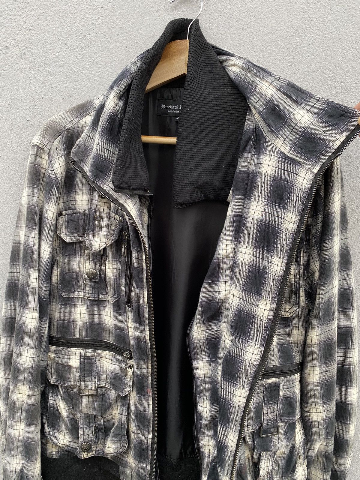 Japanese Brand 💥Japanese Bareback Realdress Shadow Plaid Bondage Jacket Size US M / EU 48-50 / 2 - 4 Thumbnail