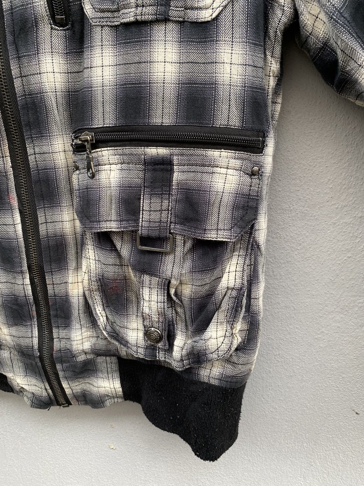 Japanese Brand 💥Japanese Bareback Realdress Shadow Plaid Bondage Jacket Size US M / EU 48-50 / 2 - 11 Thumbnail