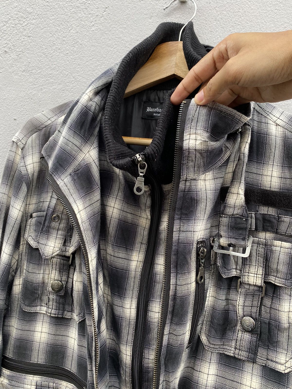 Japanese Brand 💥Japanese Bareback Realdress Shadow Plaid Bondage Jacket Size US M / EU 48-50 / 2 - 6 Thumbnail