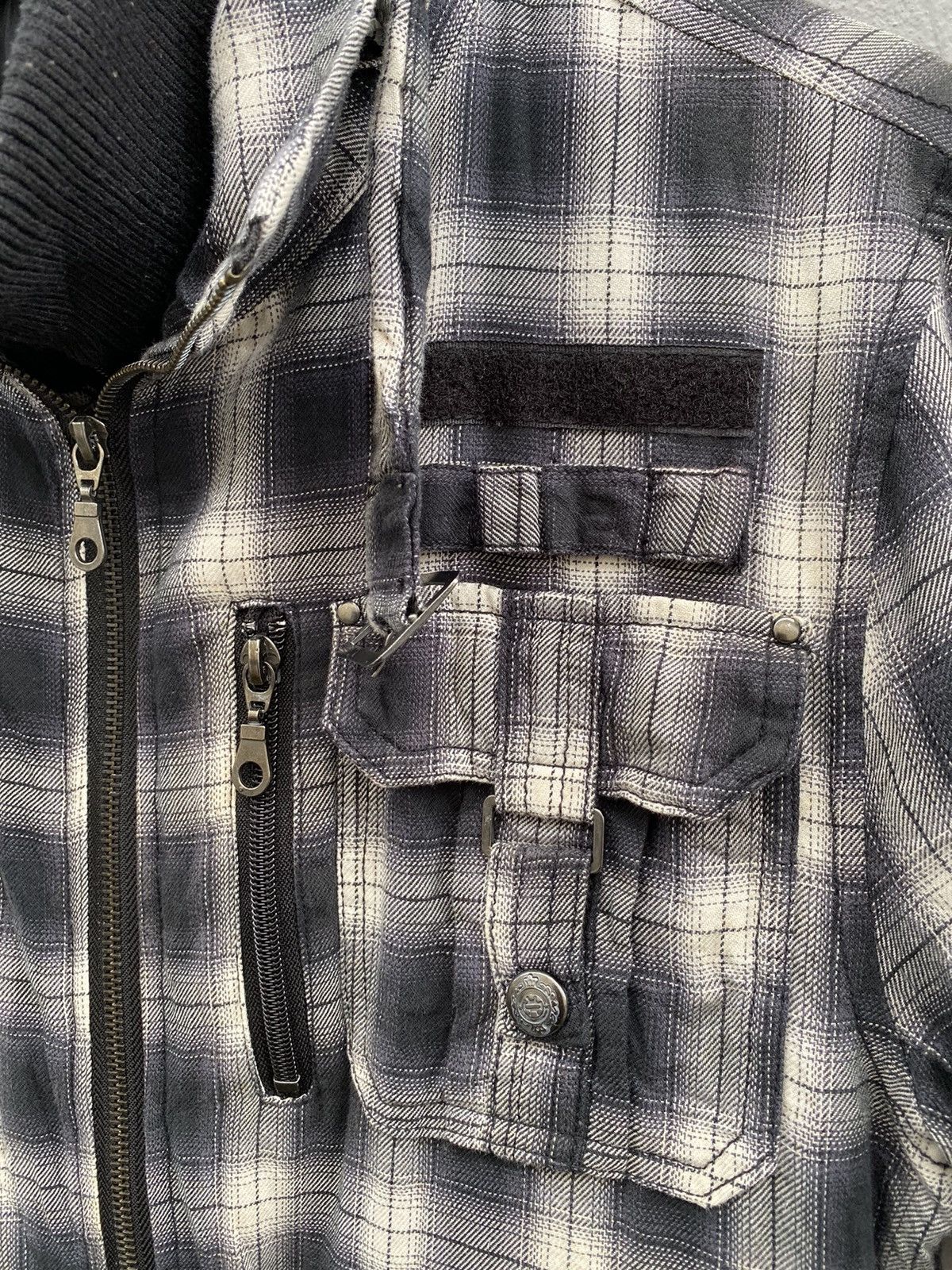 Japanese Brand 💥Japanese Bareback Realdress Shadow Plaid Bondage Jacket Size US M / EU 48-50 / 2 - 13 Thumbnail