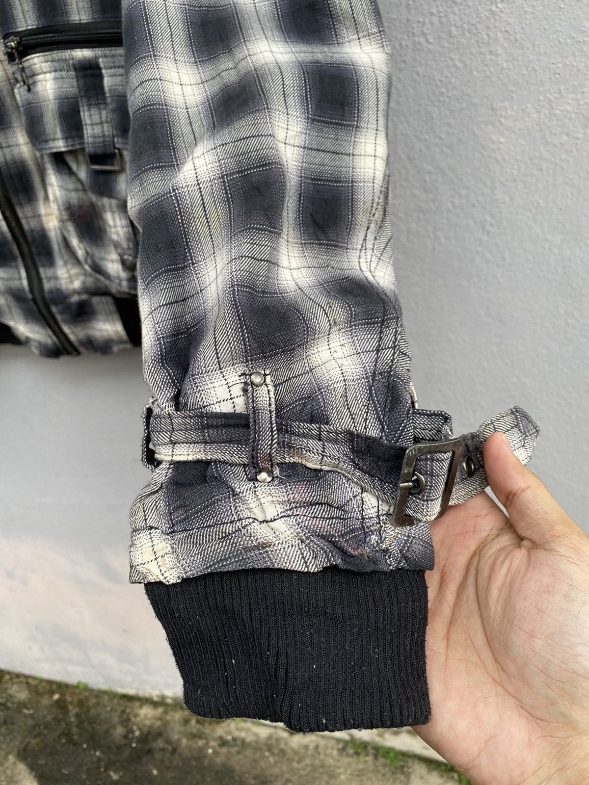 Japanese Brand 💥Japanese Bareback Realdress Shadow Plaid Bondage Jacket Size US M / EU 48-50 / 2 - 9 Thumbnail