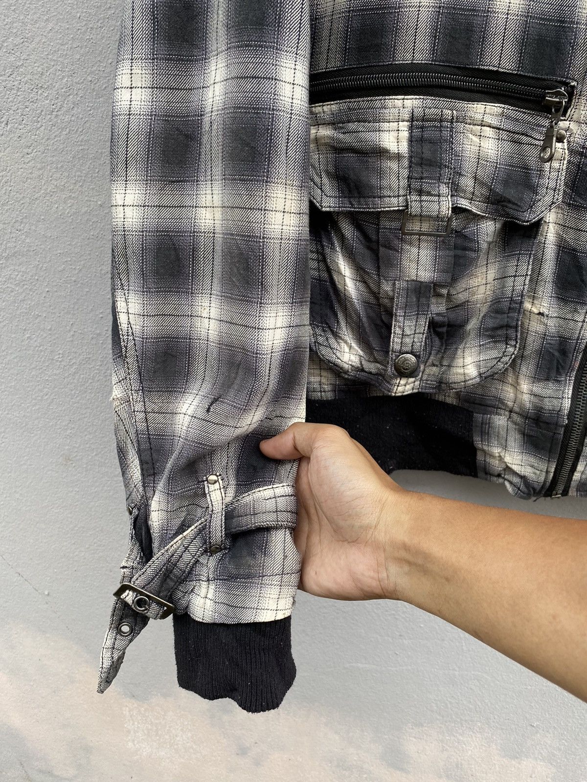 Japanese Brand 💥Japanese Bareback Realdress Shadow Plaid Bondage Jacket Size US M / EU 48-50 / 2 - 10 Thumbnail