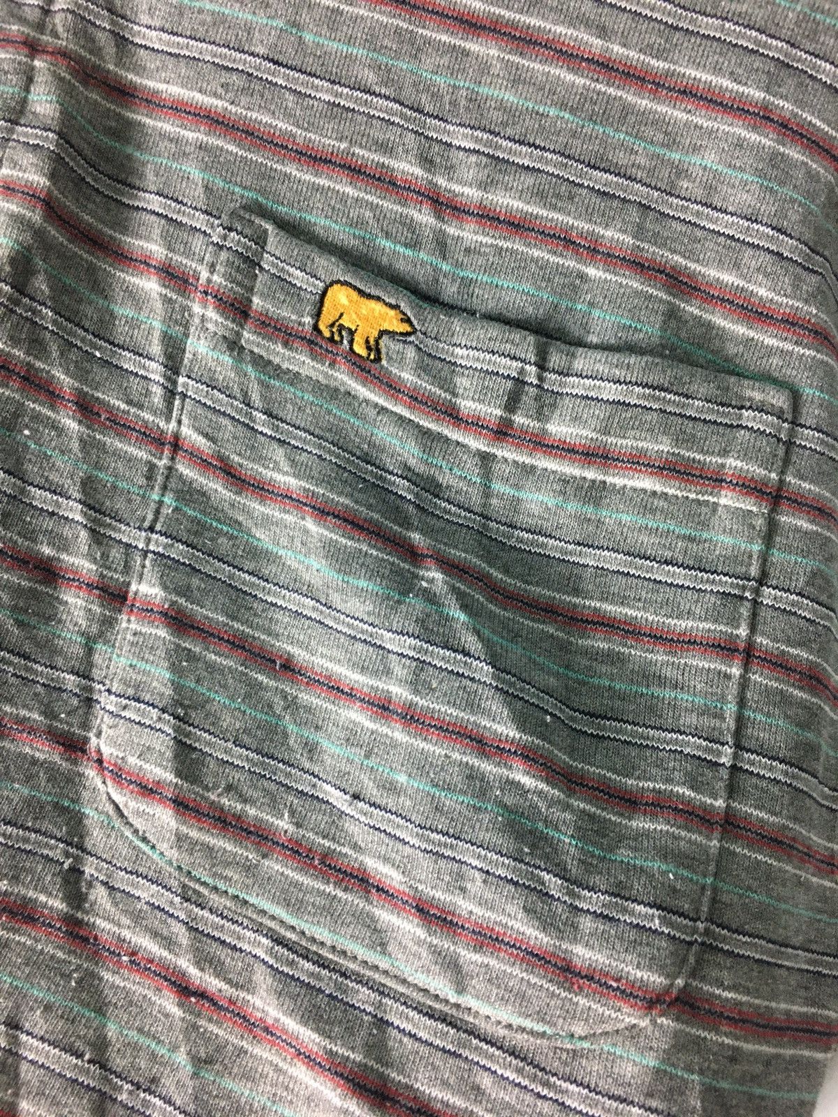 Golden Bear × Vintage Vintage Golden Bear Sweatshirt Half Button Stripes Design Size US M / EU 48-50 / 2 - 5 Thumbnail