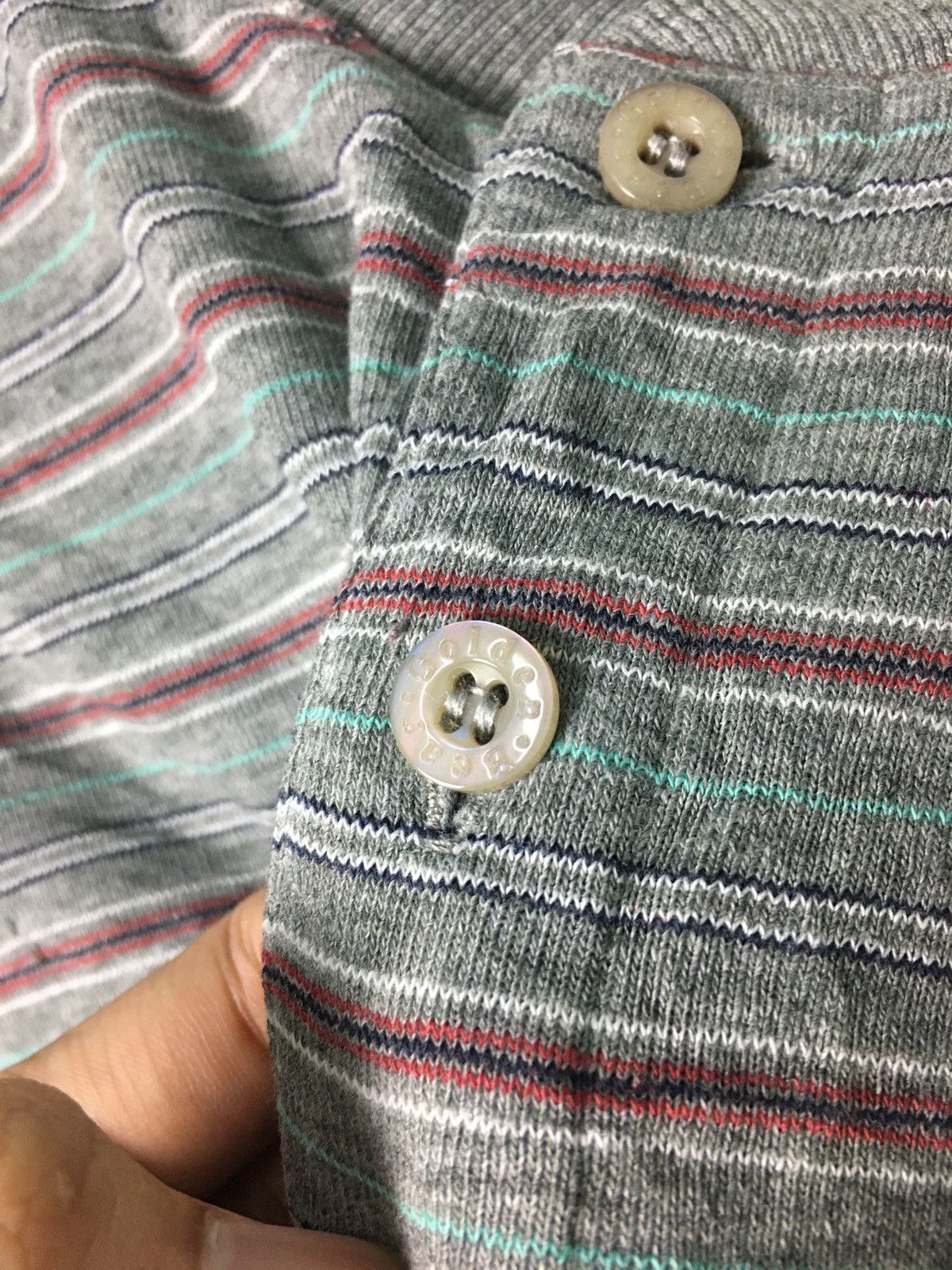 Golden Bear × Vintage Vintage Golden Bear Sweatshirt Half Button Stripes Design Size US M / EU 48-50 / 2 - 8 Thumbnail