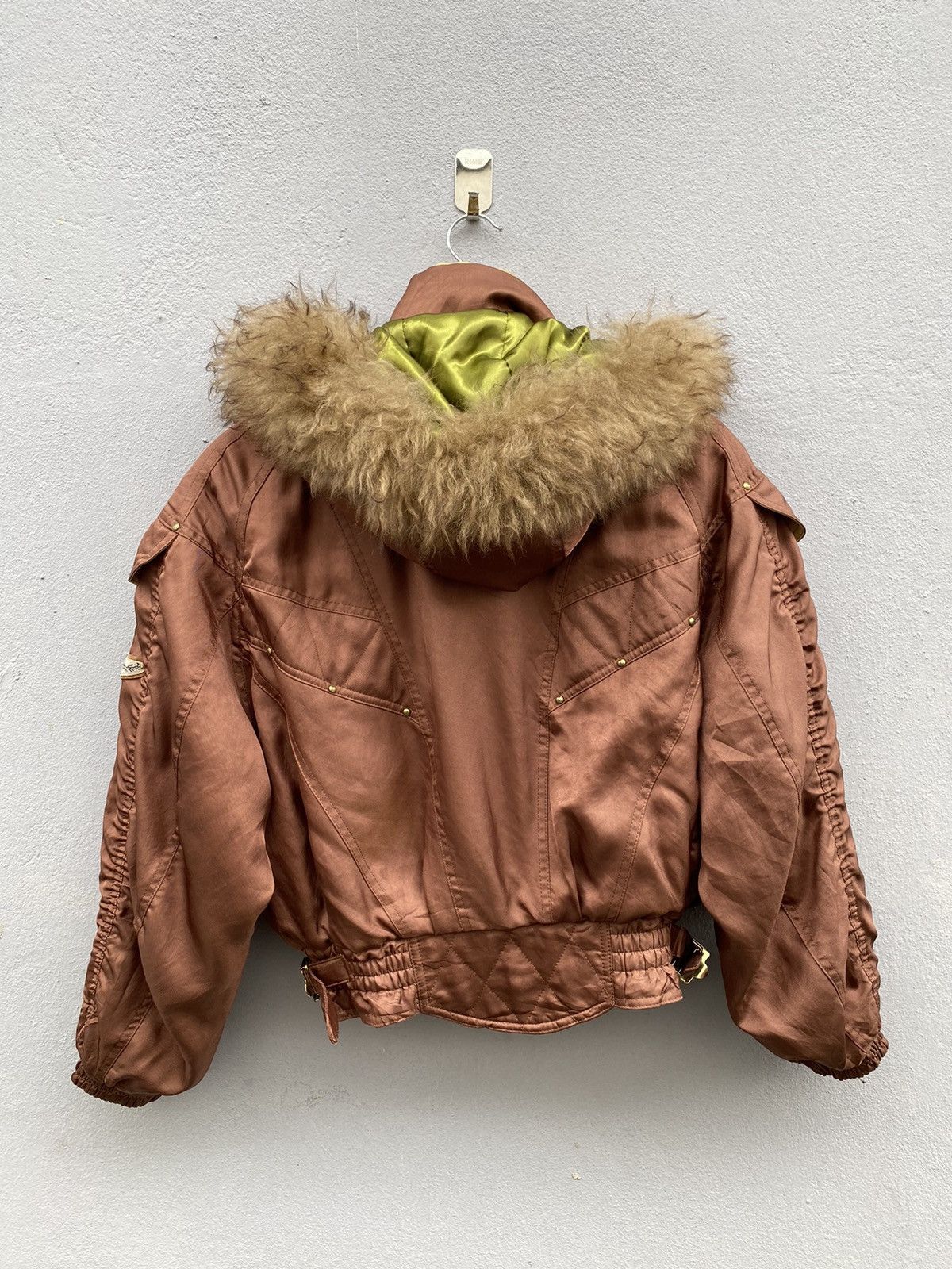 Ellesse × Goldwin RARE💥Vintage 90s ELLESSE ITALY x GOLDWIN Fur Snow BatJacket Size L / US 10 / IT 46 - 14 Thumbnail