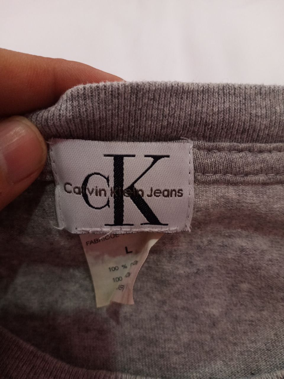 Calvin Klein × Vintage Vintage Calvin Klein Tee Size US L / EU 52-54 / 3 - 4 Thumbnail
