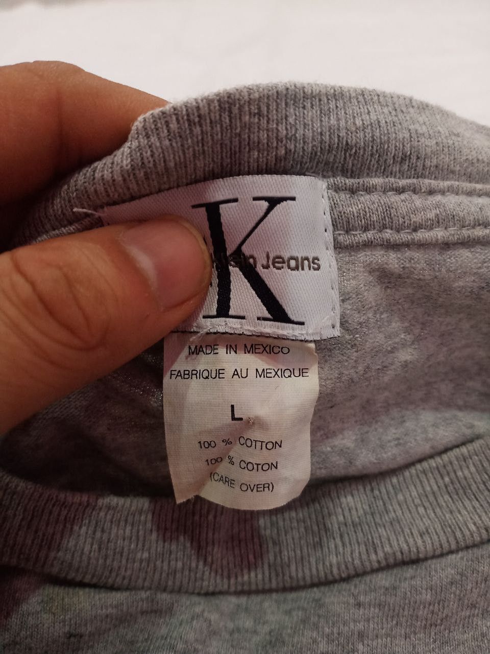 Calvin Klein × Vintage Vintage Calvin Klein Tee Size US L / EU 52-54 / 3 - 5 Thumbnail