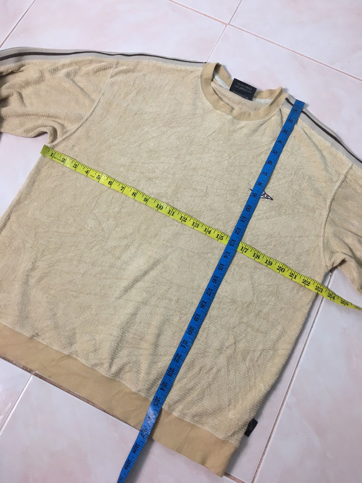 Vintage Vintage Bear The Famous Surf Brand In Usa Fleece Sweatshirt Size US L / EU 52-54 / 3 - 11 Thumbnail