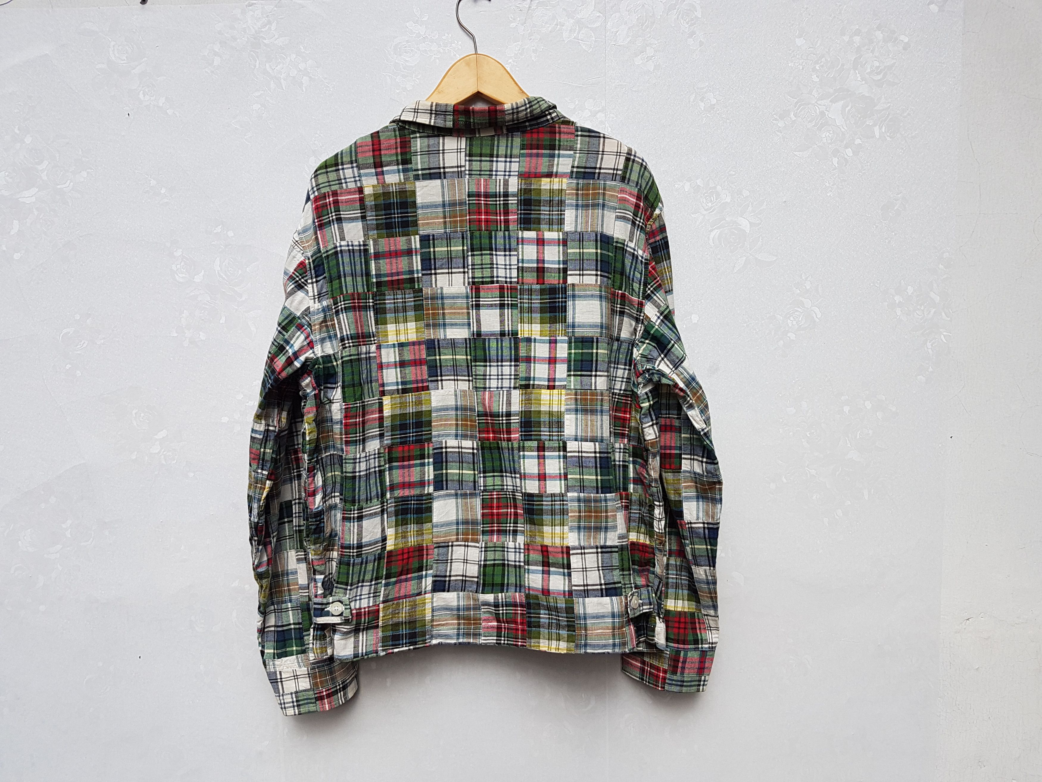 Japanese Brand Fit M to L,Japanese Brand PBI Patchwork Jacket Size US L / EU 52-54 / 3 - 3 Thumbnail
