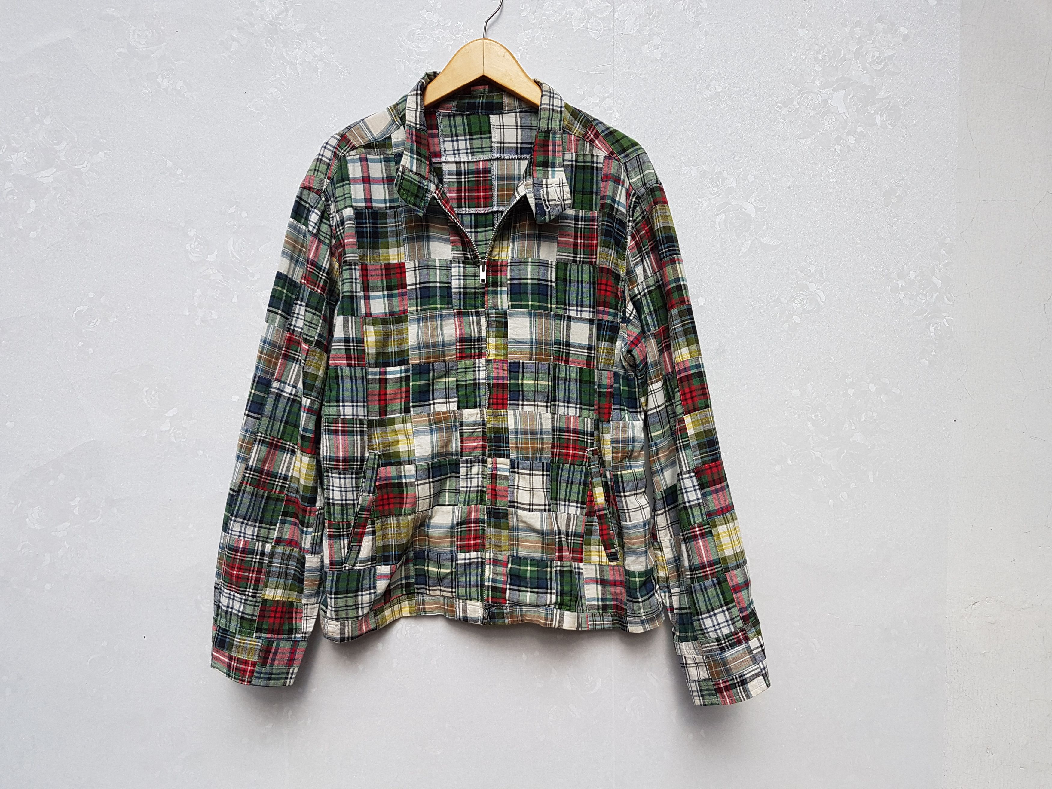 Japanese Brand Fit M to L,Japanese Brand PBI Patchwork Jacket Size US L / EU 52-54 / 3 - 5 Thumbnail