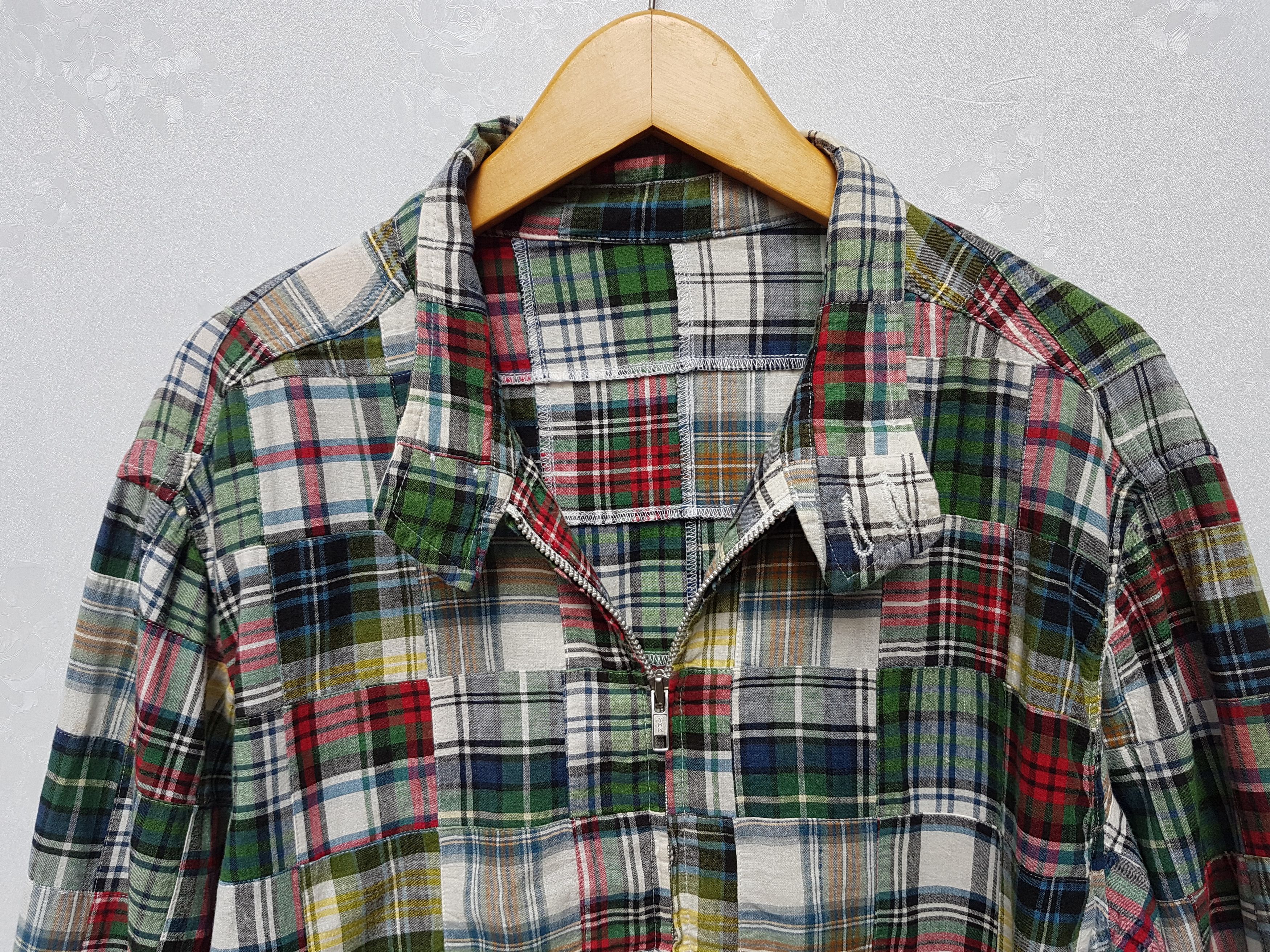 Japanese Brand Fit M to L,Japanese Brand PBI Patchwork Jacket Size US L / EU 52-54 / 3 - 2 Thumbnail