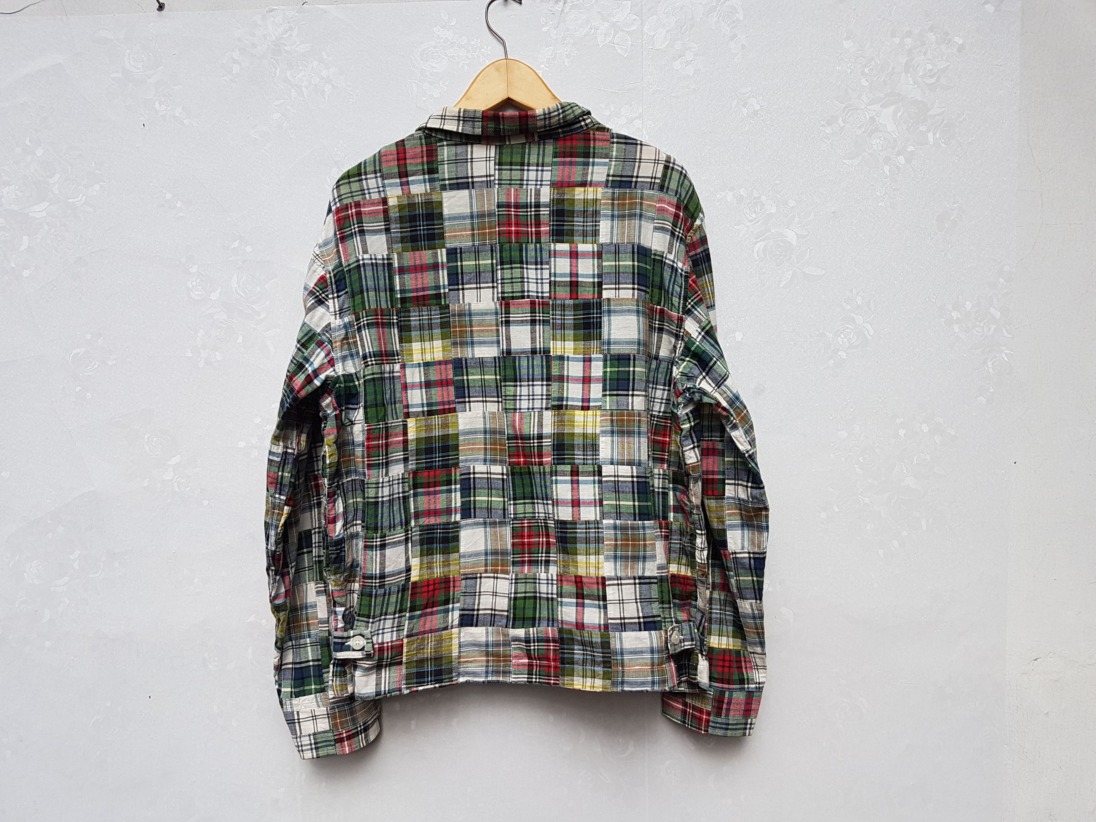 Japanese Brand Fit M to L,Japanese Brand PBI Patchwork Jacket Size US L / EU 52-54 / 3 - 4 Thumbnail