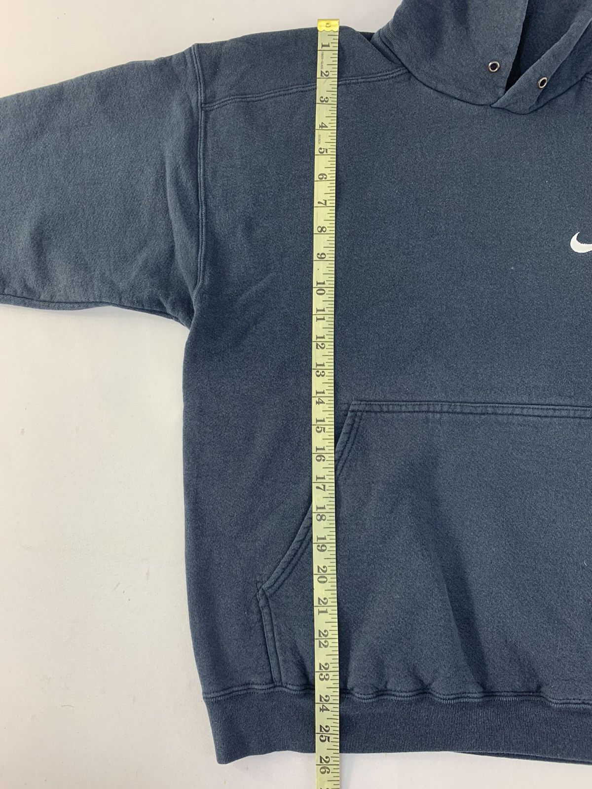Nike Vintage 90s Nike Swoosh Hoodies Pull Over Big Front Pocket Size US M / EU 48-50 / 2 - 7 Thumbnail