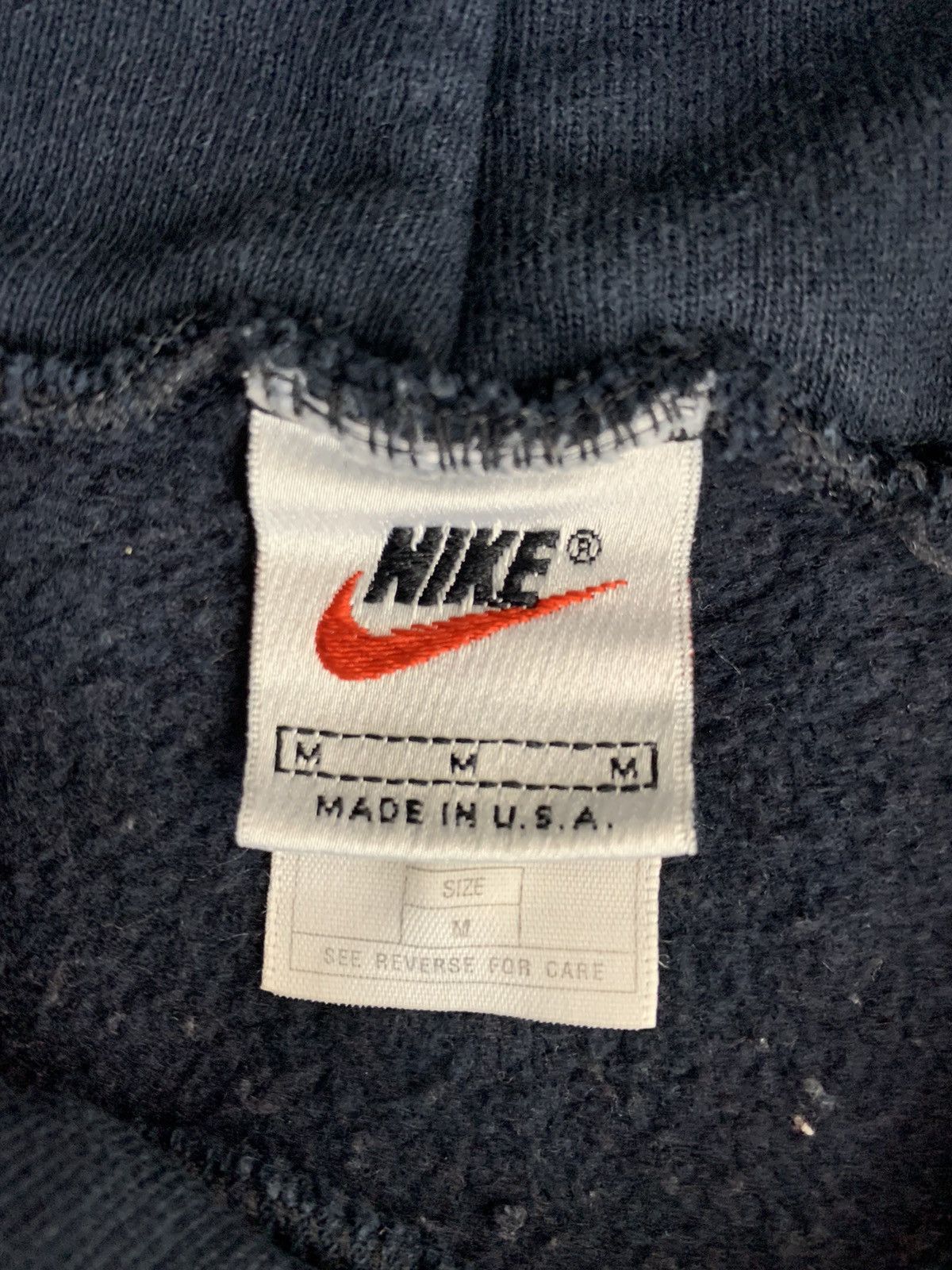Nike Vintage 90s Nike Swoosh Hoodies Pull Over Big Front Pocket Size US M / EU 48-50 / 2 - 5 Thumbnail