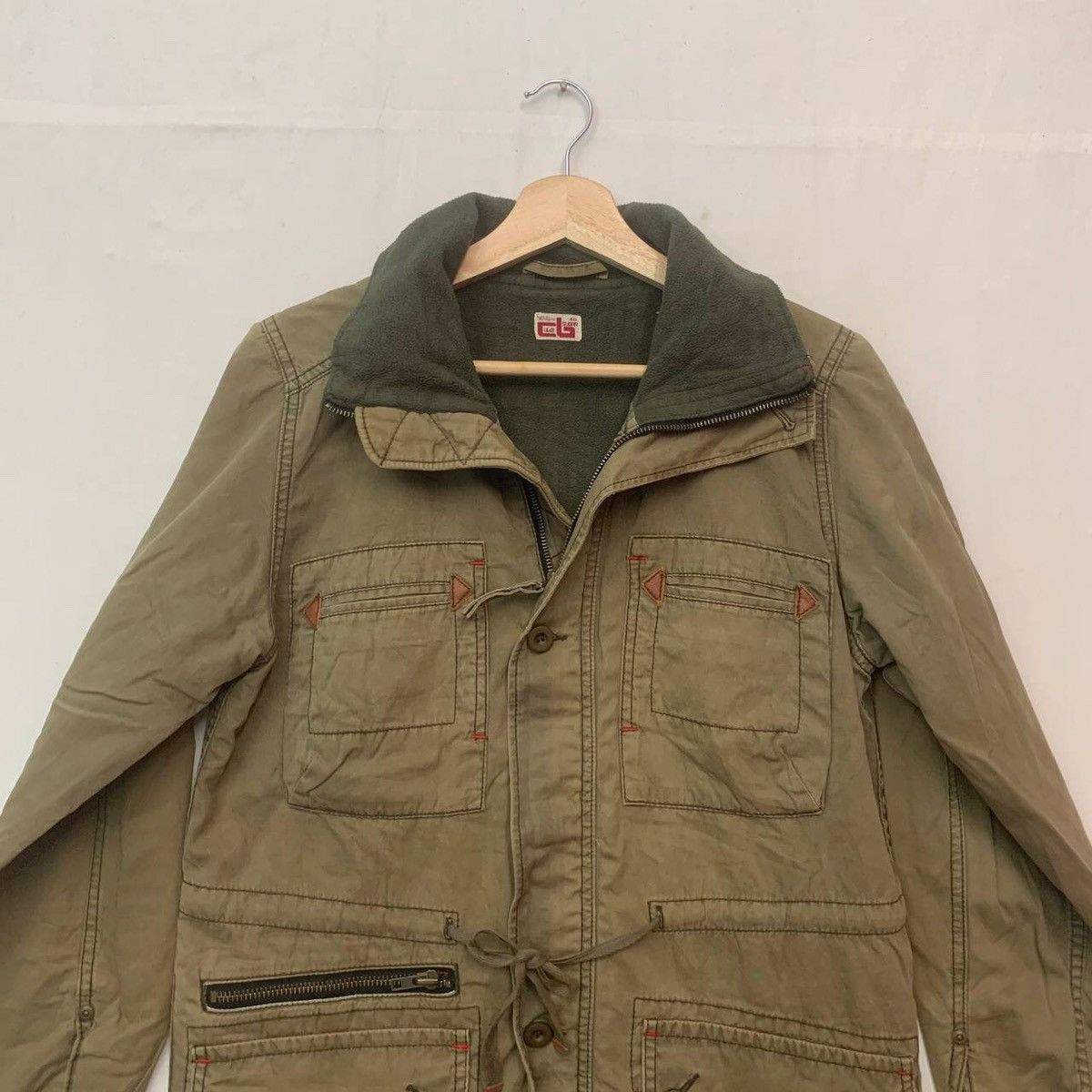 Parka London Authentic Cube Sugar Multi Pocket Olive Faded Parka Jacket Size US M / EU 48-50 / 2 - 3 Thumbnail