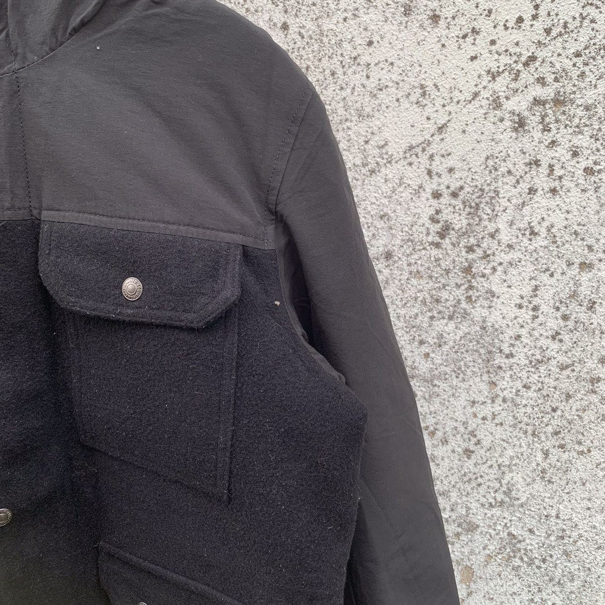 Japanese Vintage Black Hoodie Two Layer Edwin Jacket Light Jackets